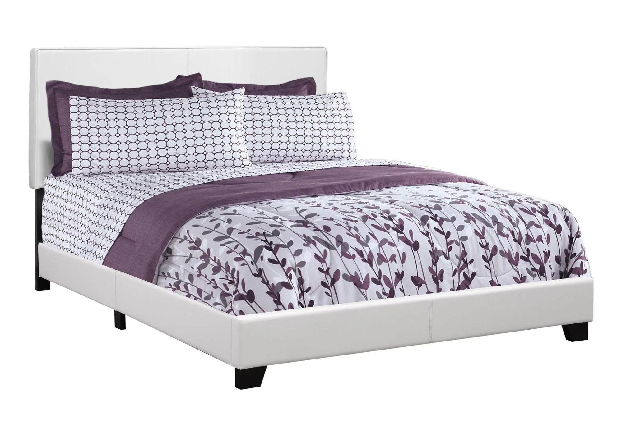 Bed, Upholstered, Transitional - Image 11