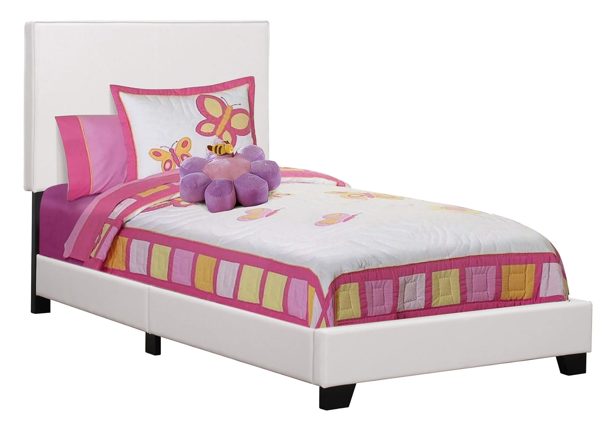 Bed, Upholstered, Transitional - Image 14