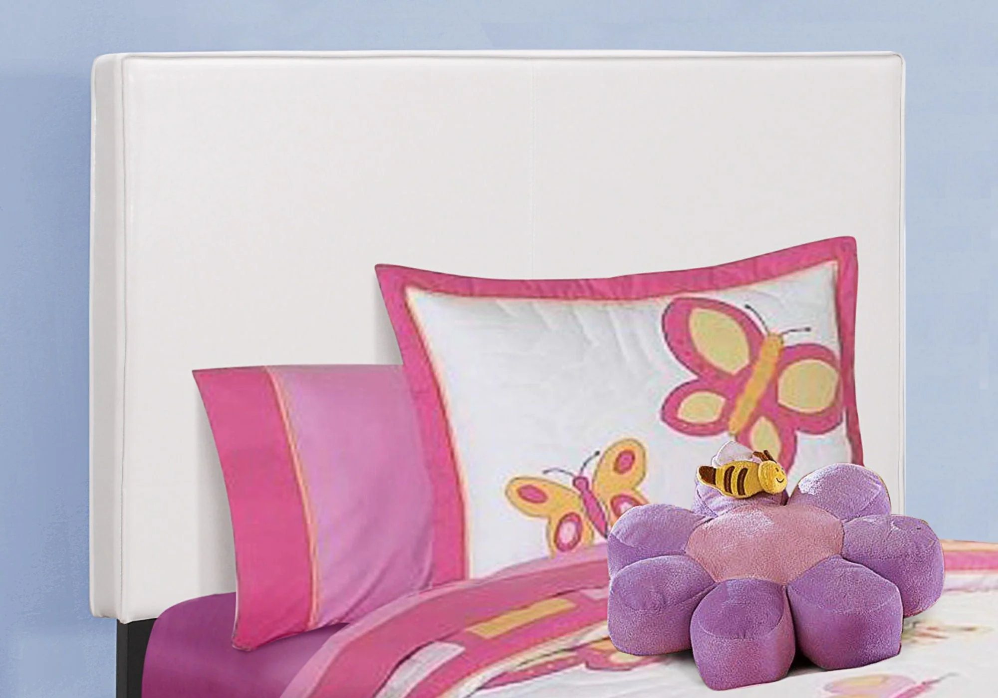 Bed, Upholstered, Transitional - Image 17