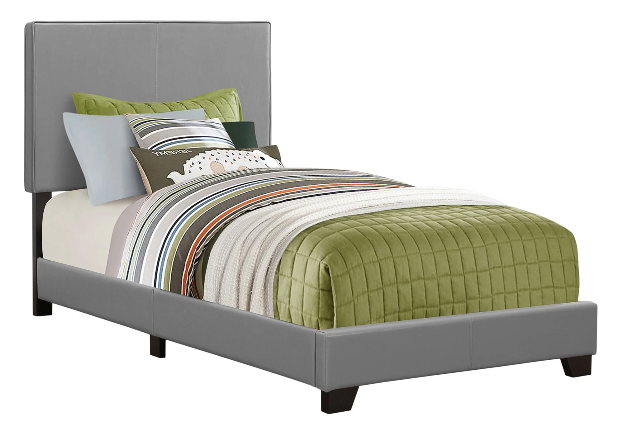 Bed, Upholstered, Transitional - Image 23