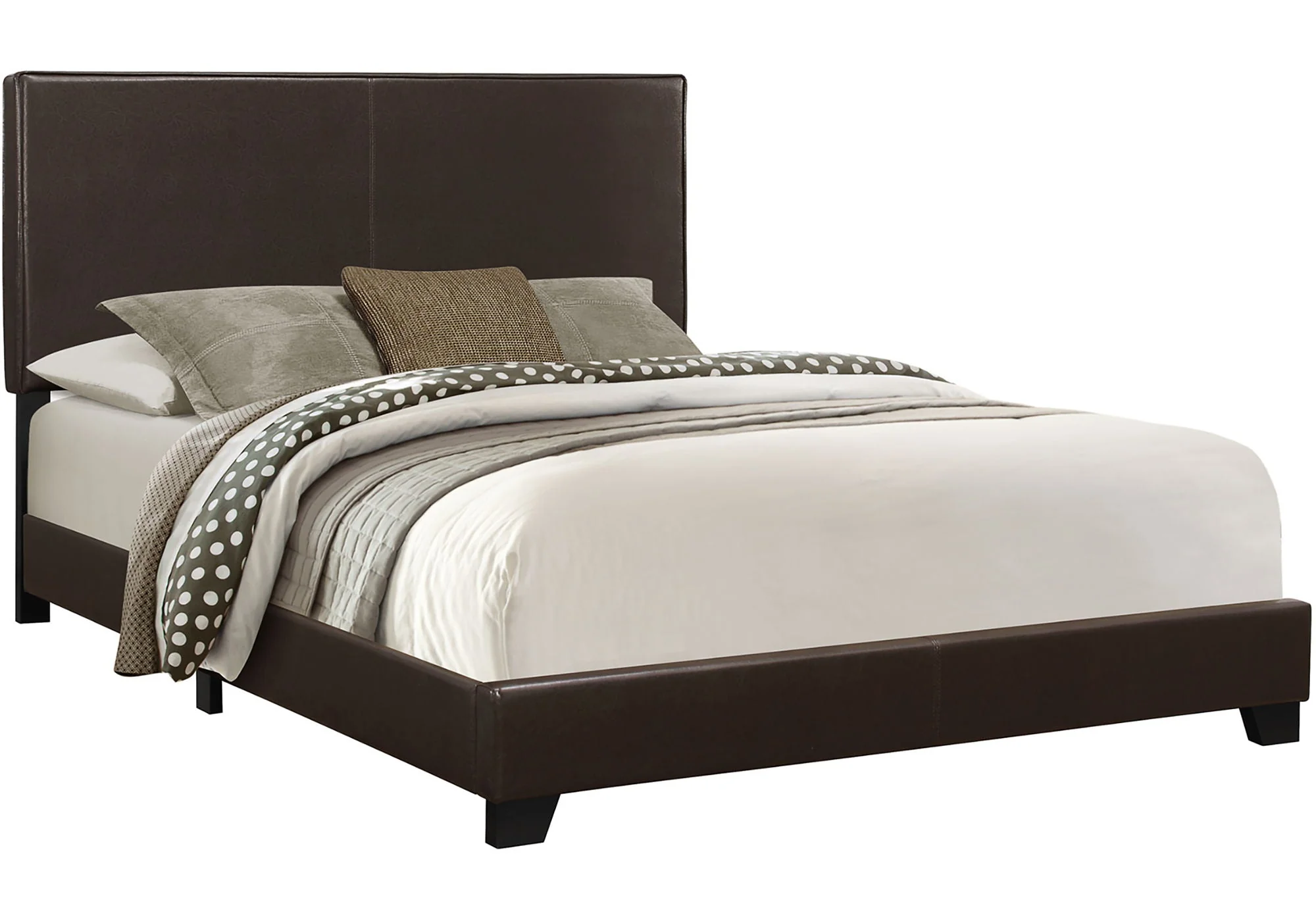 Bed, Upholstered, Transitional - Image 8