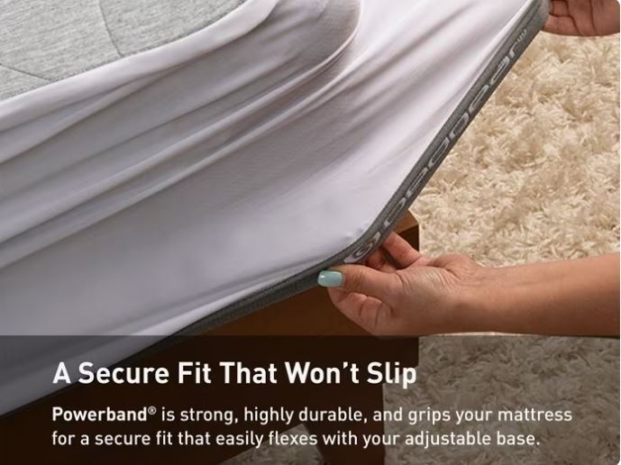 BedGear AIR-X Mattress Protector - Grey, Split King (2pc) - Image 4