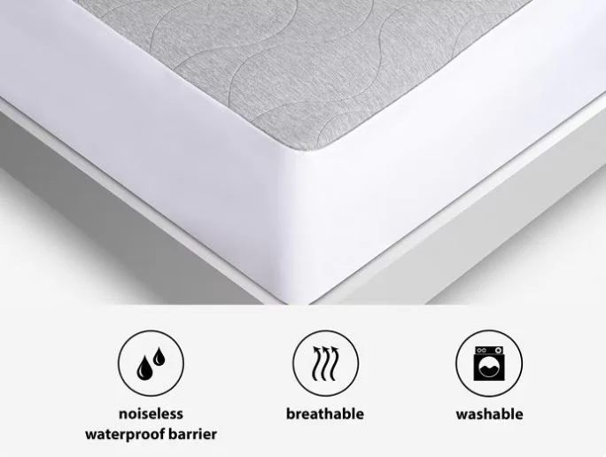 BedGear AIR-X Mattress Protector - Grey, Split King (2pc) - Image 5