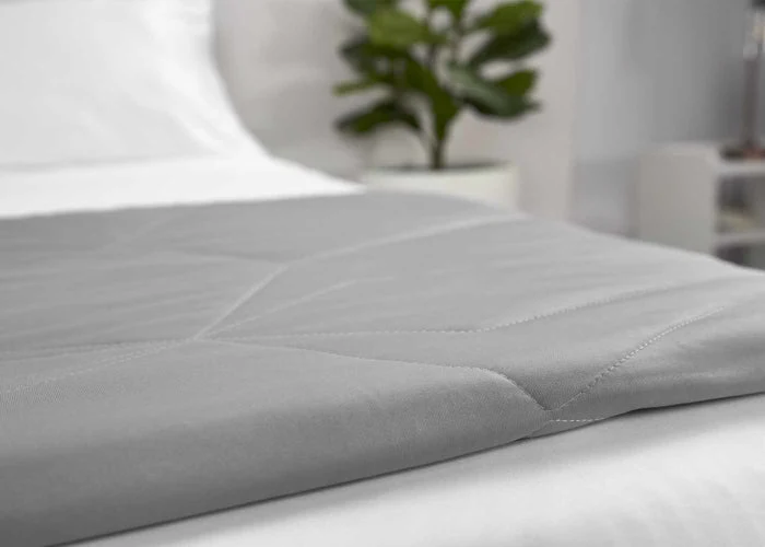 BedGear Cooling Blanket, Grey - King - Image 3