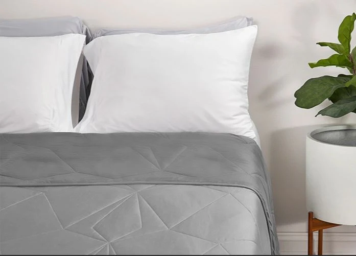 BedGear Cooling Blanket, Grey - Queen - Image 5