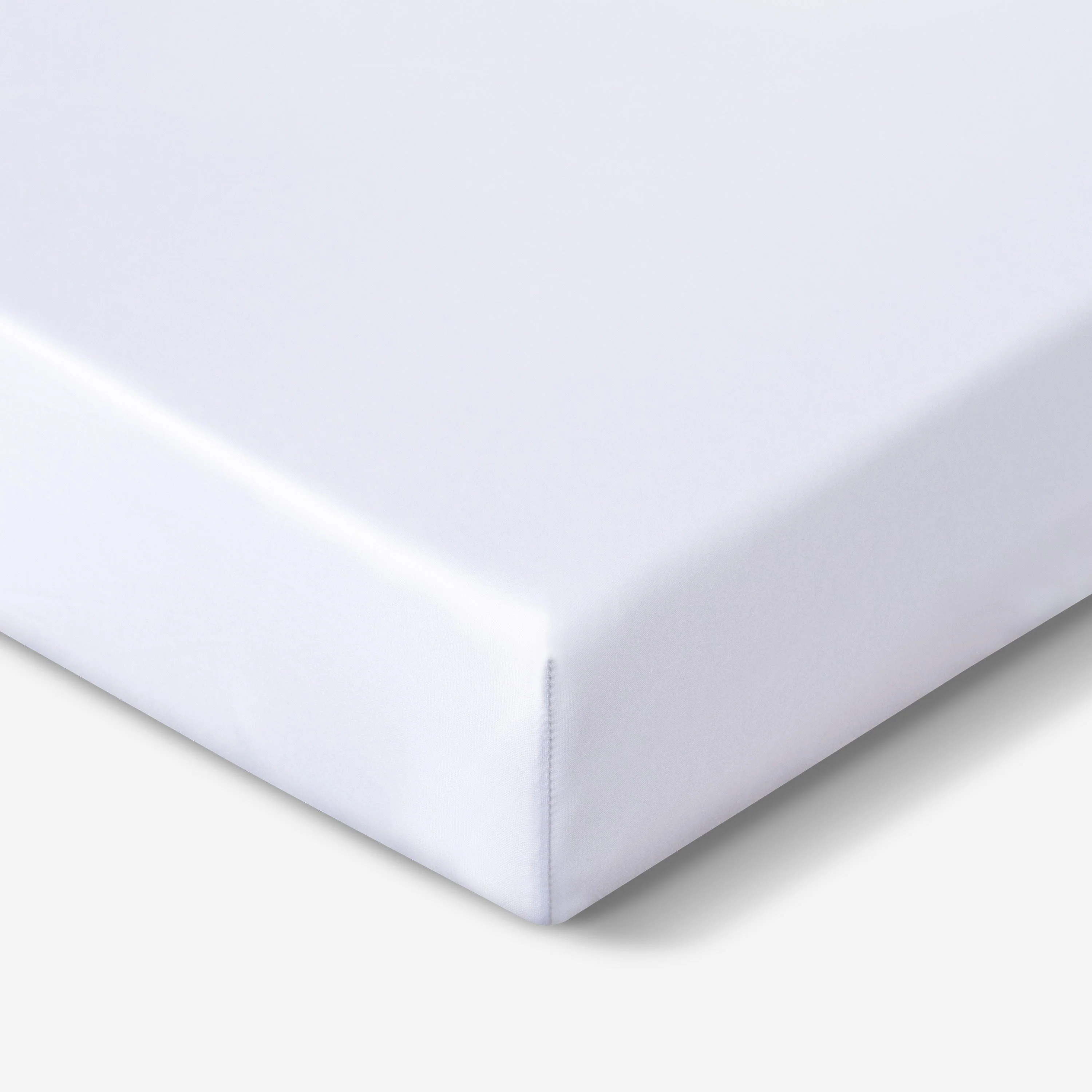 BedGear Dri-Tec Crib Sheet, Bright White - Image 2