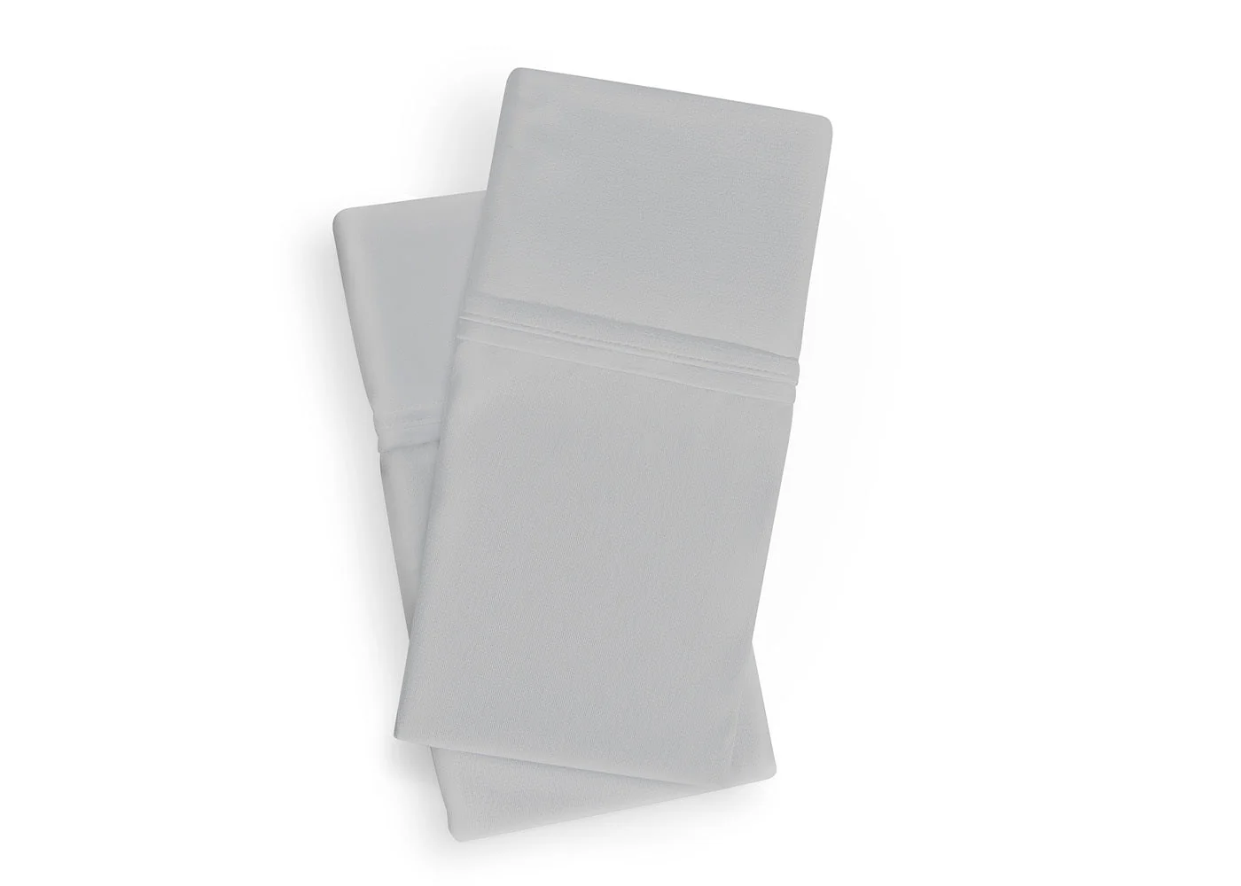BedGear Dri-Tec King Pillowcase Set, Grey - Image 2
