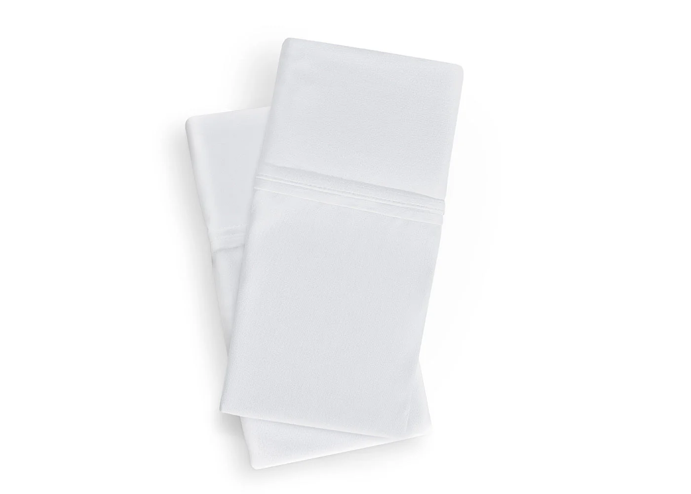 BedGear Dri-Tec King Pillowcase Set, White - Image 3