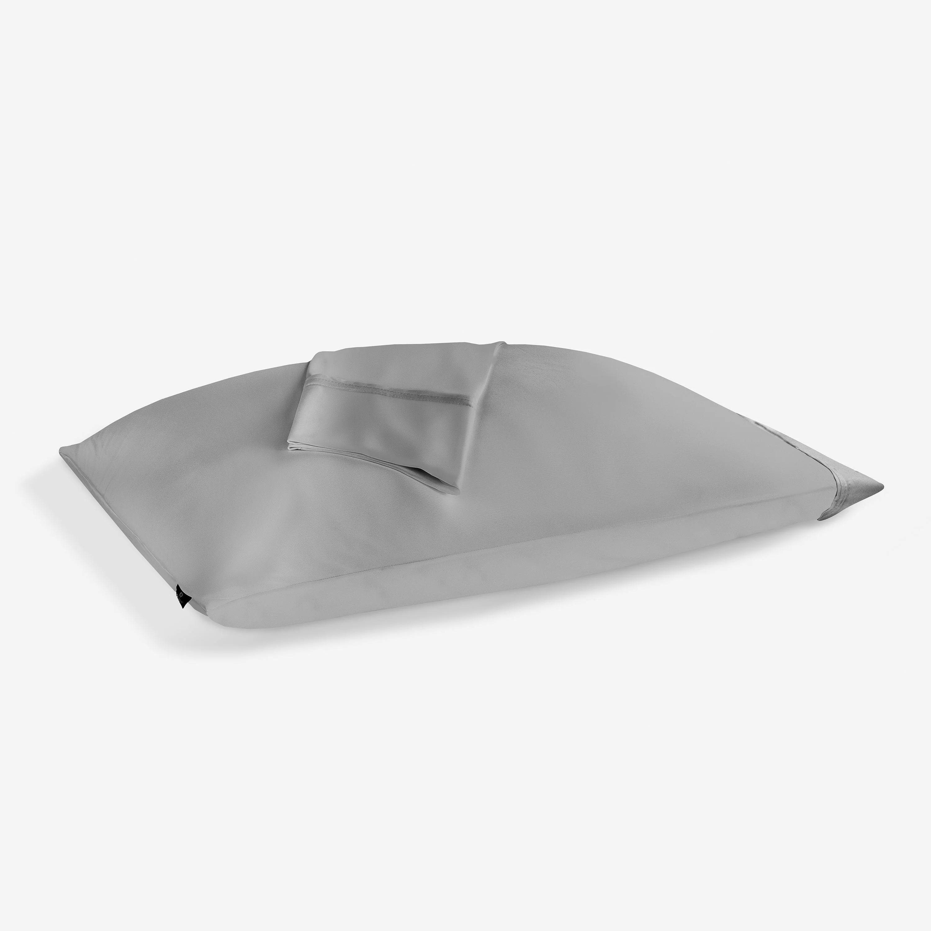 BedGear Dri-Tec Pillowcase Set, Queen - Light Grey - Image 3