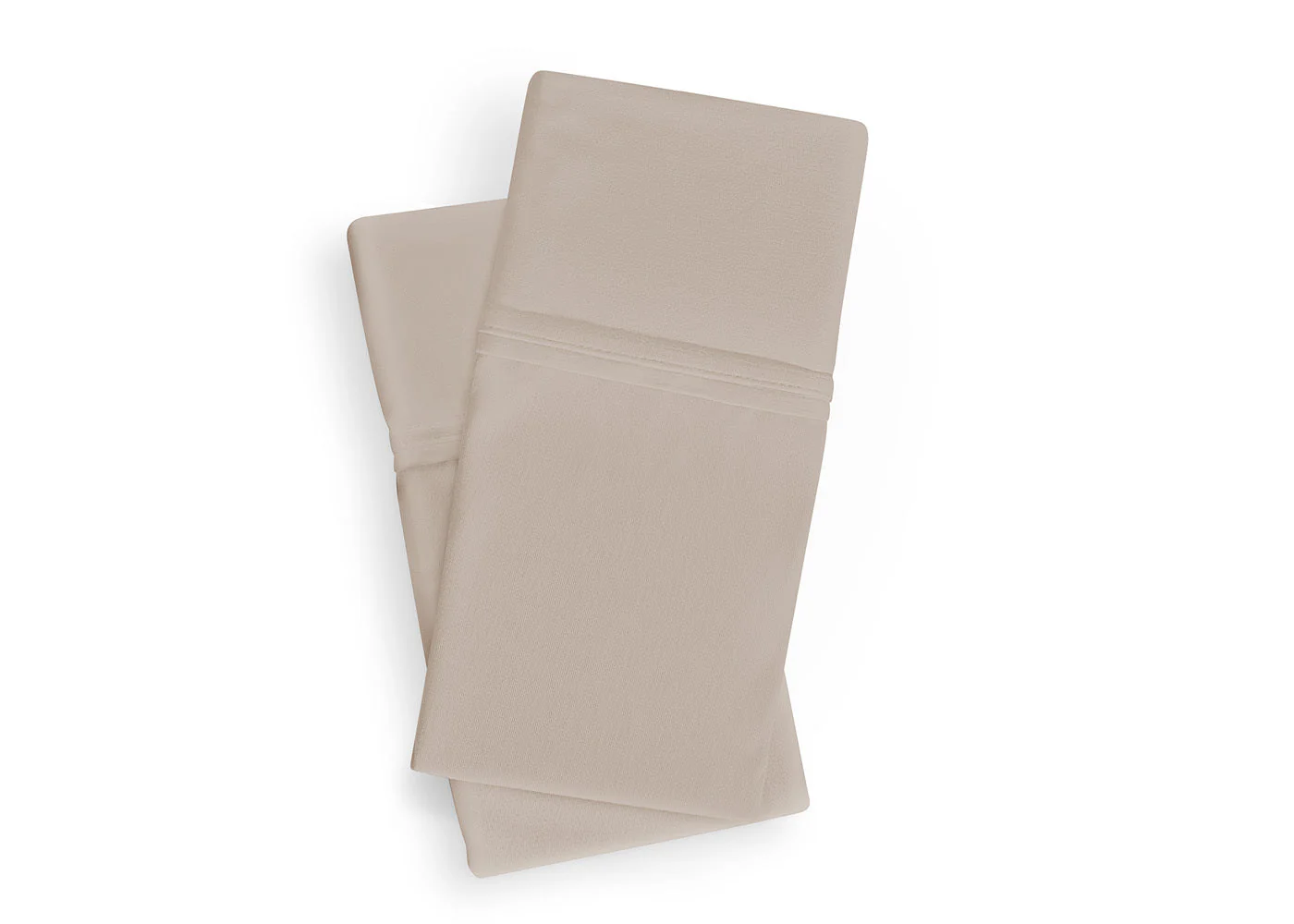 BedGear Dri-Tec Queen Pillowcase Set, Beige - Image 2