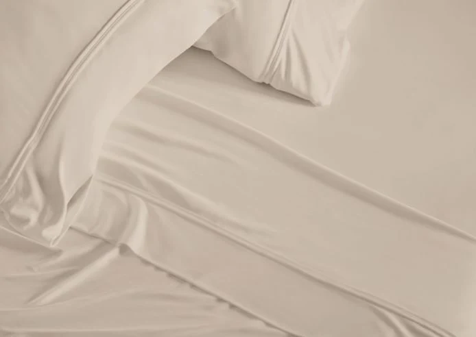 BedGear Dri-Tec Sheet Set, Beige, Split Head Cal King - Image 4