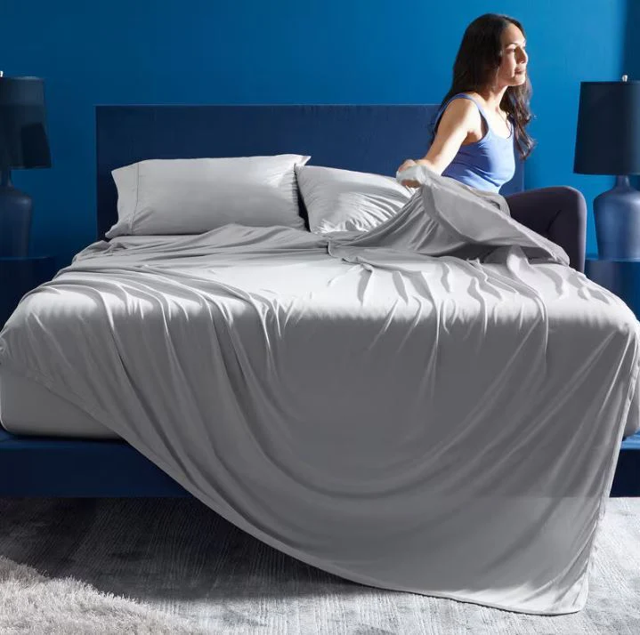 BedGear Dri-Tec Sheet Set, Grey, Twin/Twin XL - Image 7