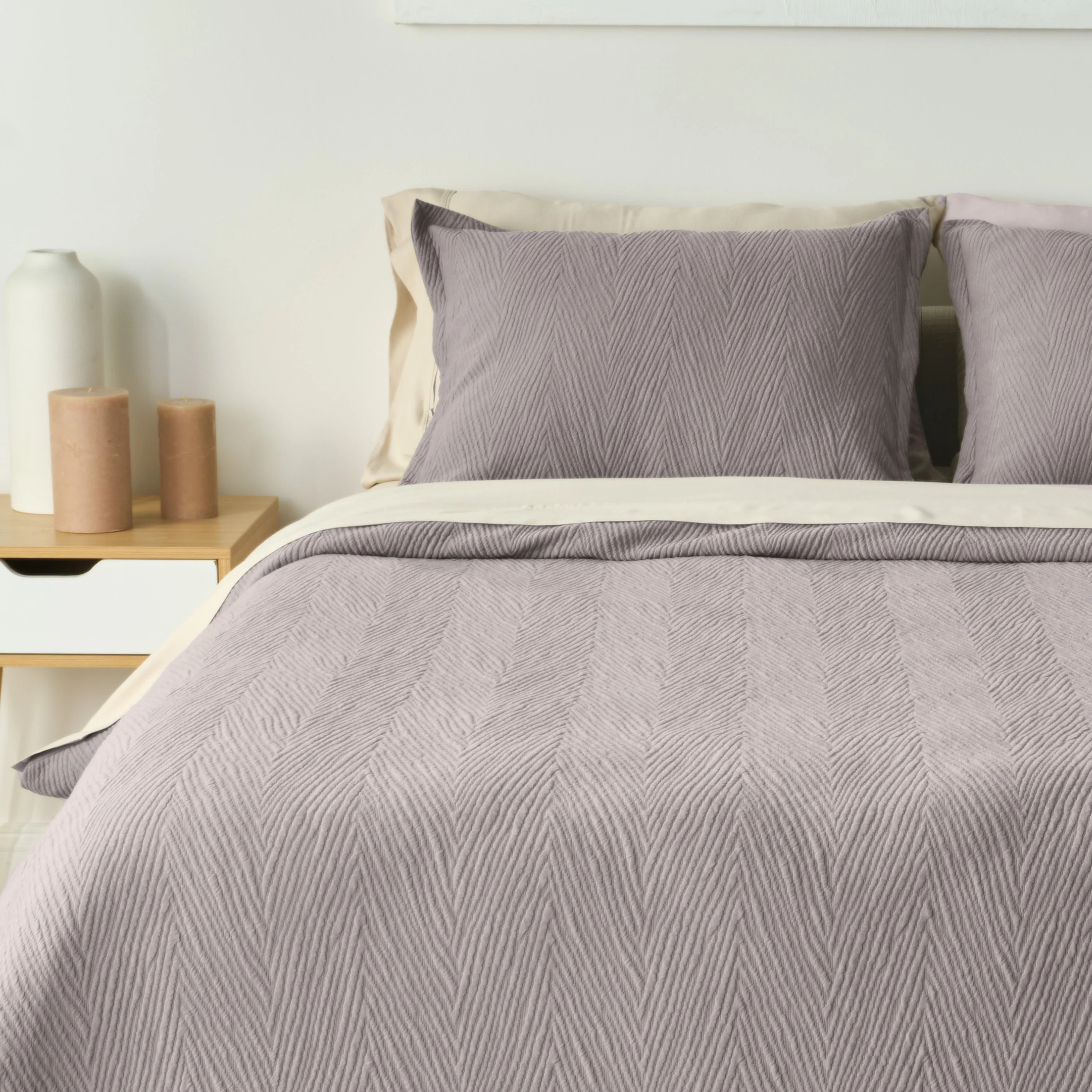 BedGear Performance Duvet Set, King - Taupe/Arrowhead - Image 6
