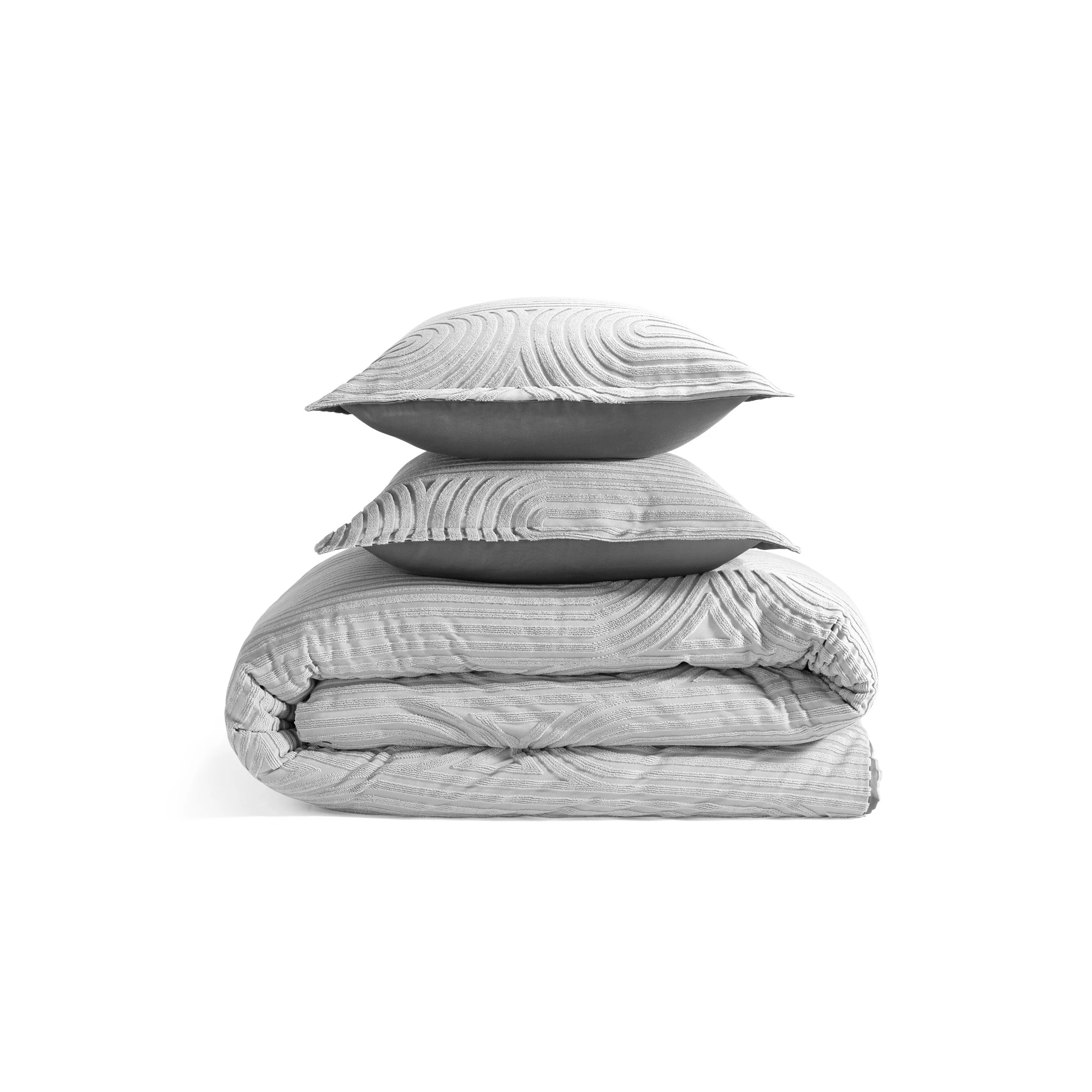 BedGear Performance Duvet Set, Queen - Grey/Racetrack - Image 3