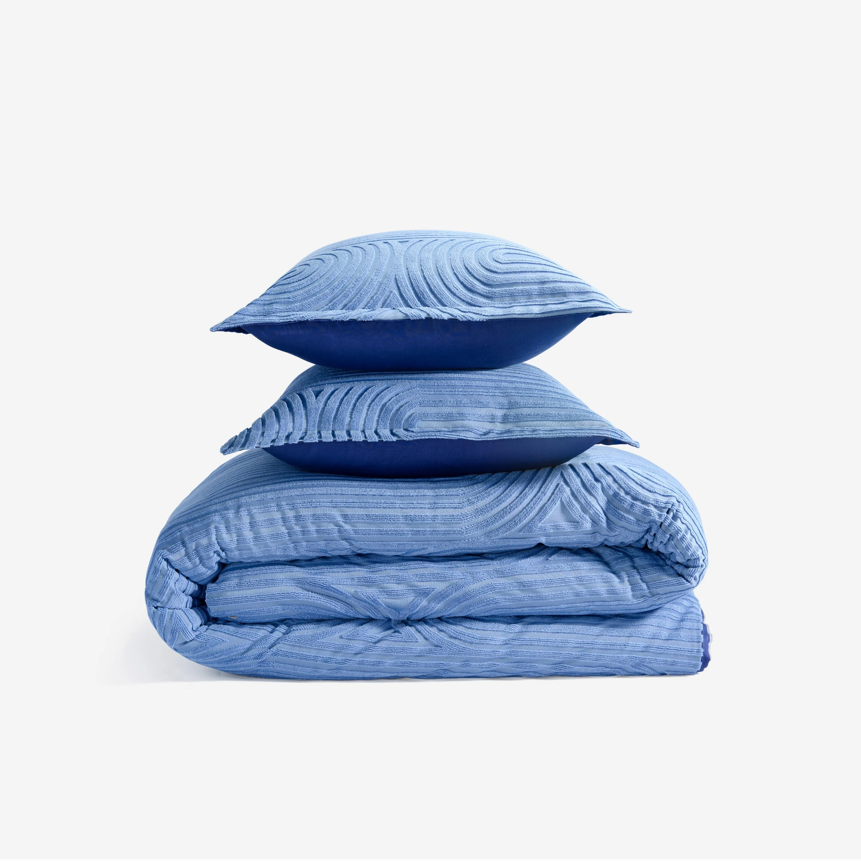 BedGear Performance Duvet Set, Queen - Stonewash Blue/Racetrack - Image 3