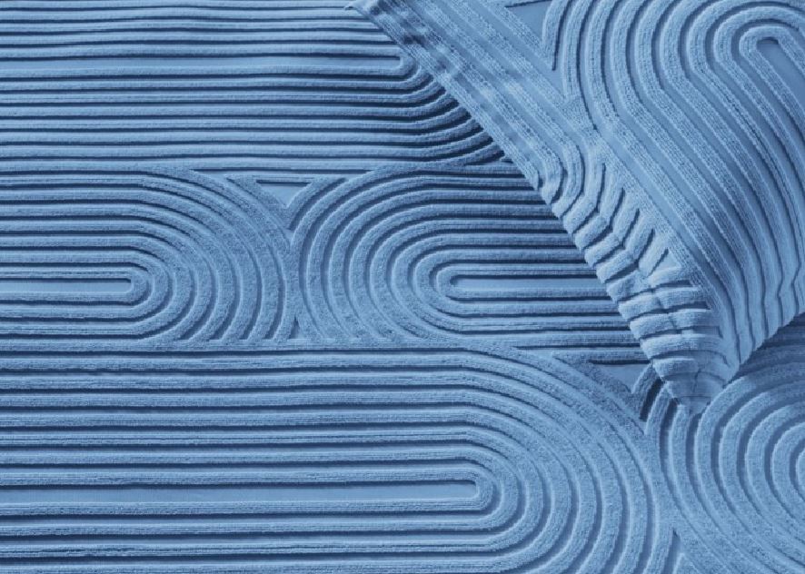BedGear Performance King Duvet Set - Stonewash Blue/Racetrack - Image 6