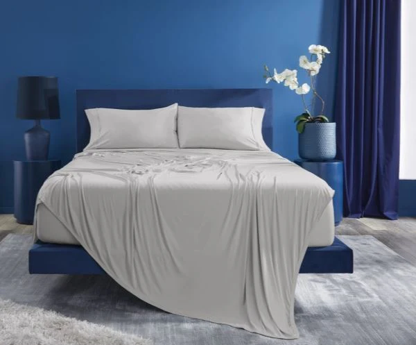 BedGear Ver-Tex Pillowcase 2pc Set, Light Grey, King - Image 2