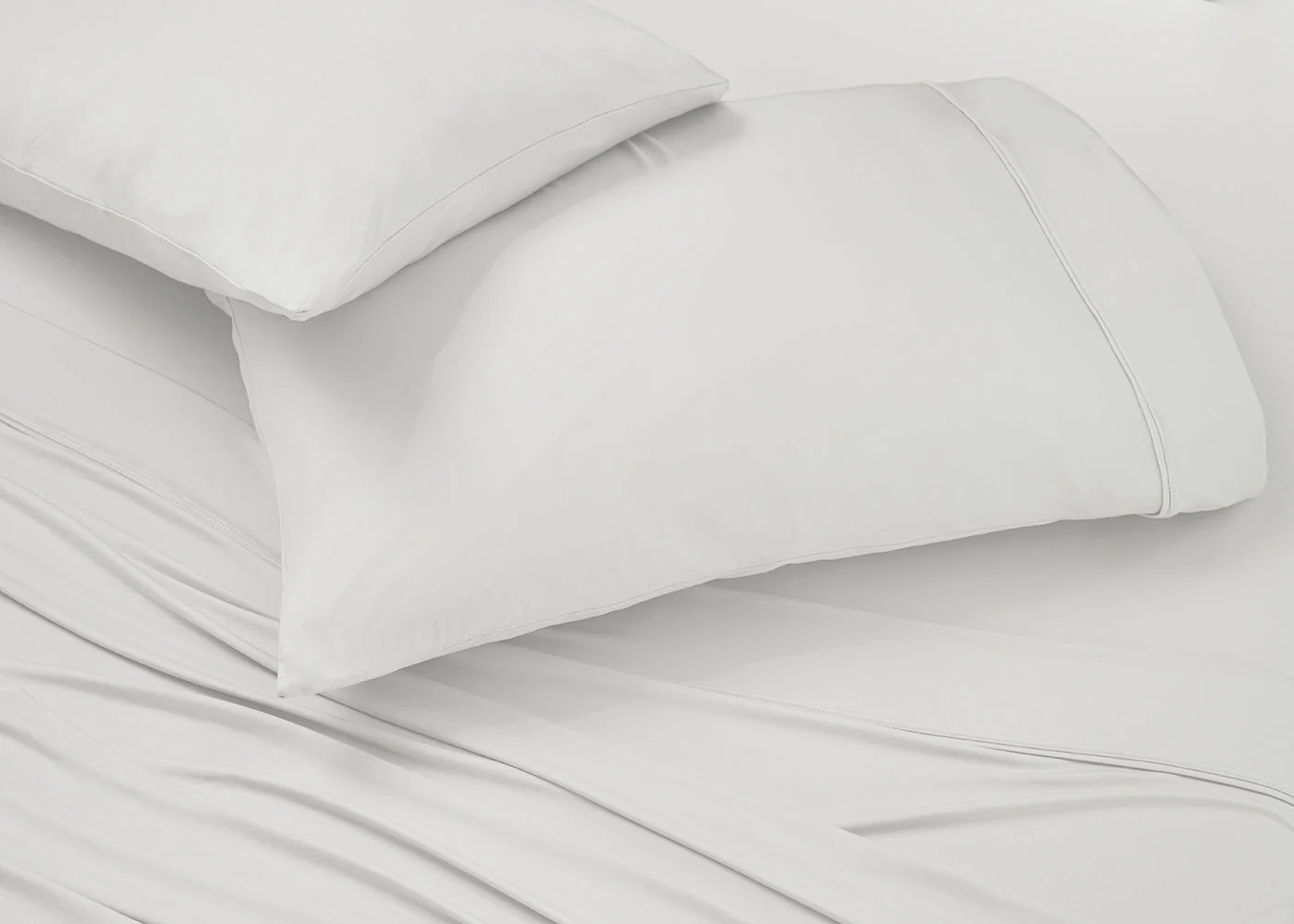 BedGear Vertex Sheet Set, Bright White, Split King / Split Cal King - Image 4