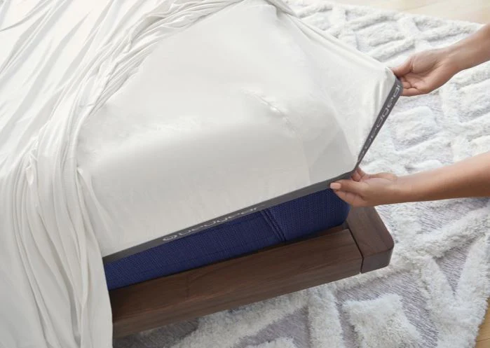 BedGear Vertex Sheet Set, Bright White, Split King / Split Cal King - Image 5
