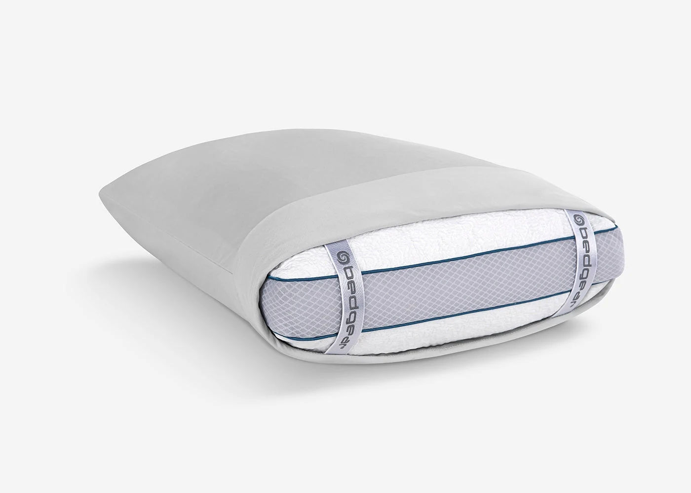 BedGear Vertex Sheet Set, Light Grey, Split King / Split Cal King - Image 3