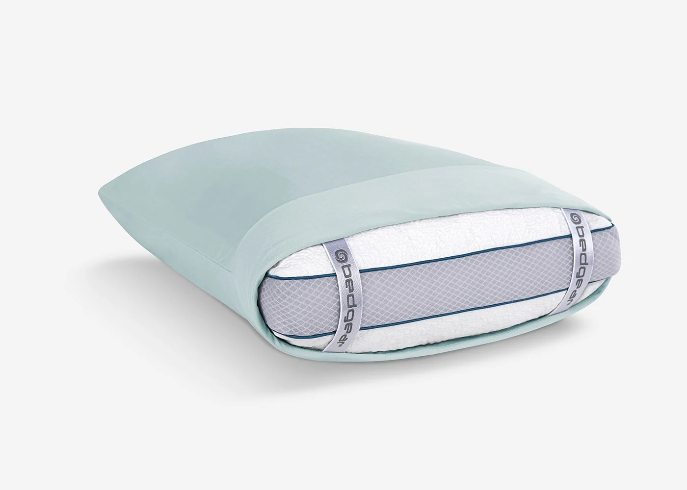 BedGear Vertex Sheet Set, Misty Blue, Split King / Split Cal King - Image 3