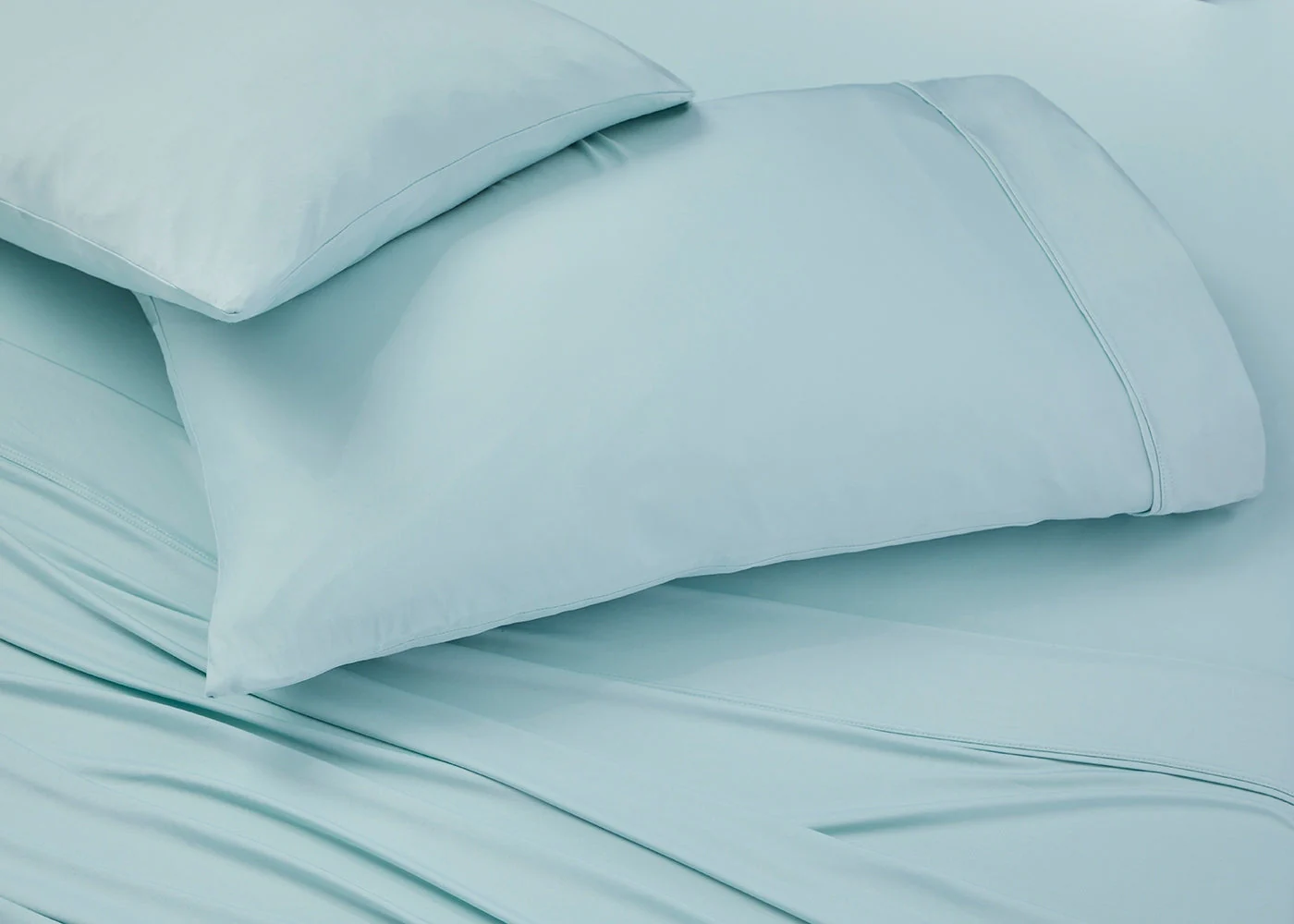 BedGear Vertex Sheet Set, Misty Blue, Split King / Split Cal King - Image 6