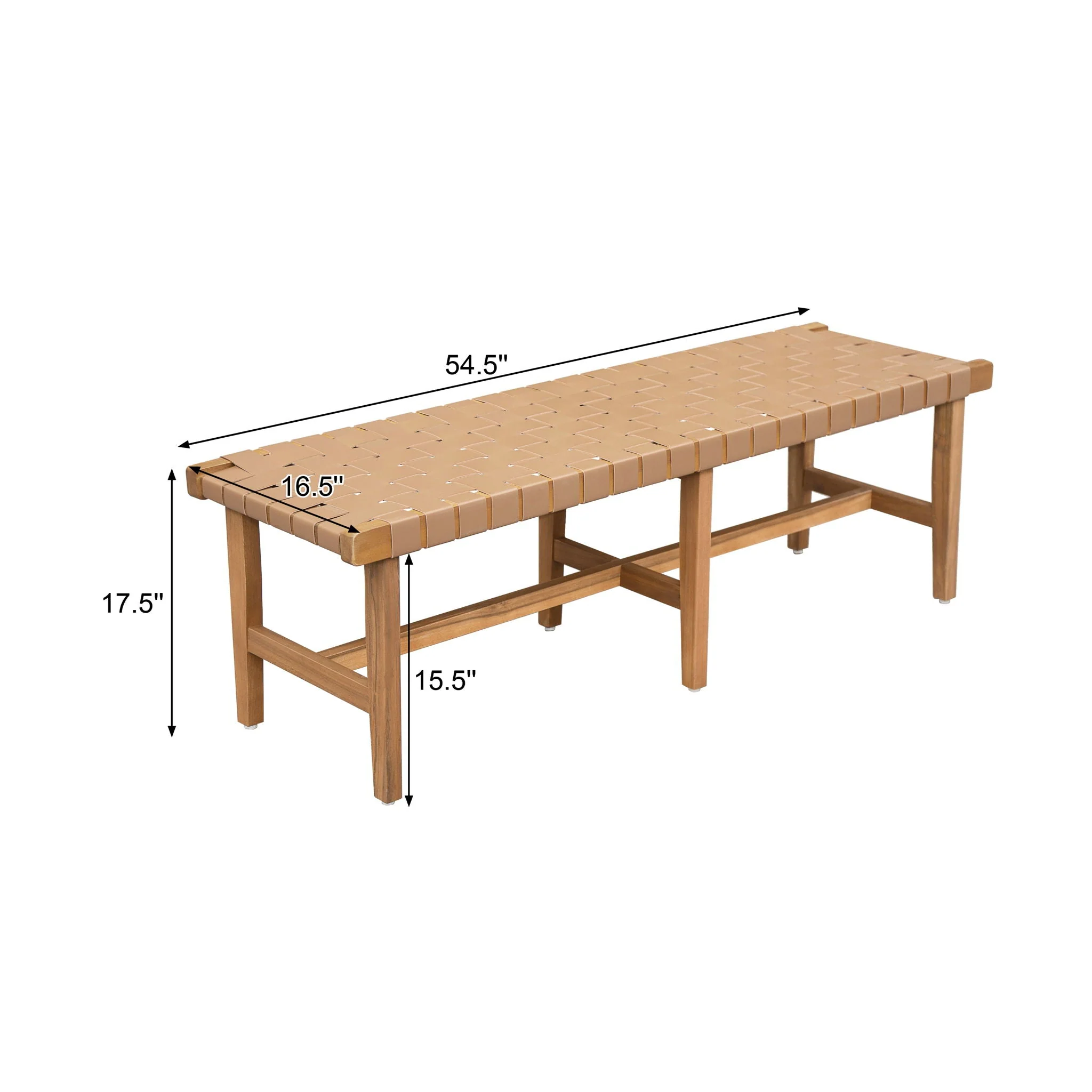 Bedroom Bench - Acacia Wood - Image 3