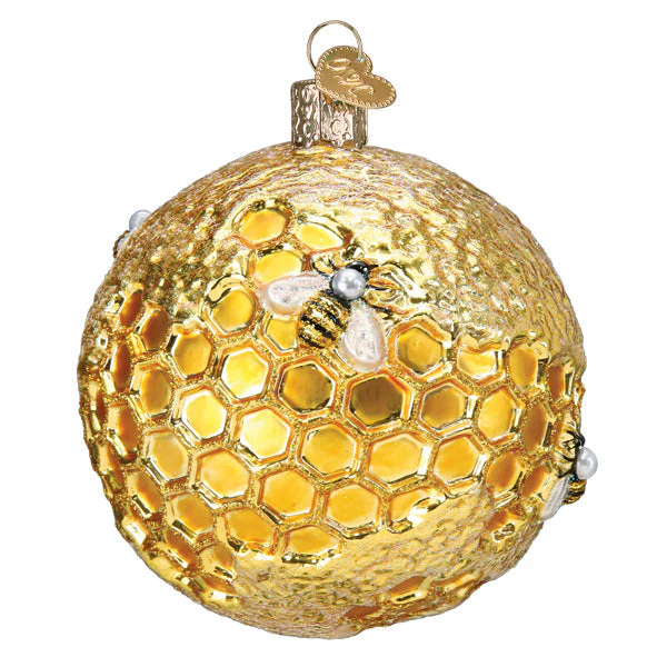 Bee Blessed Round Ornament - Image 4
