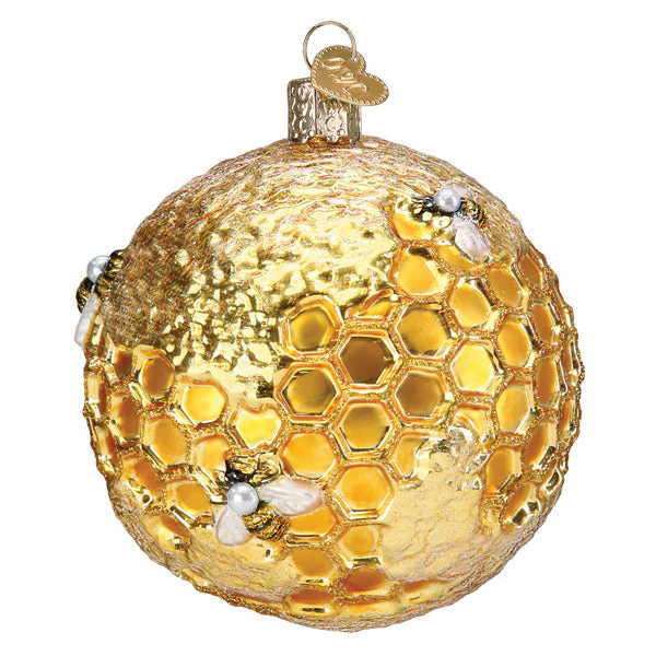 Bee Blessed Round Ornament - Image 5