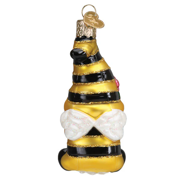 Bee Happy Gnome Ornament - Image 4