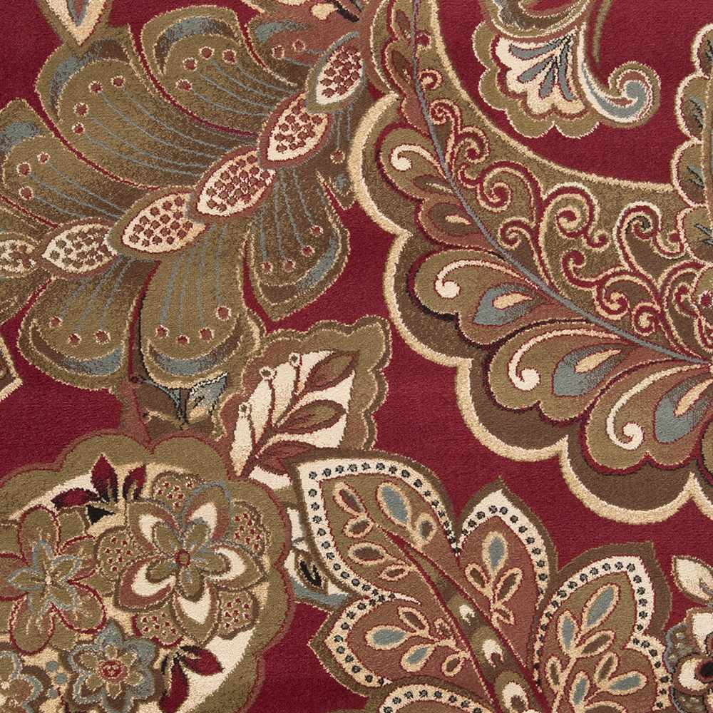 Beedeville Red Floral Rug - Image 4