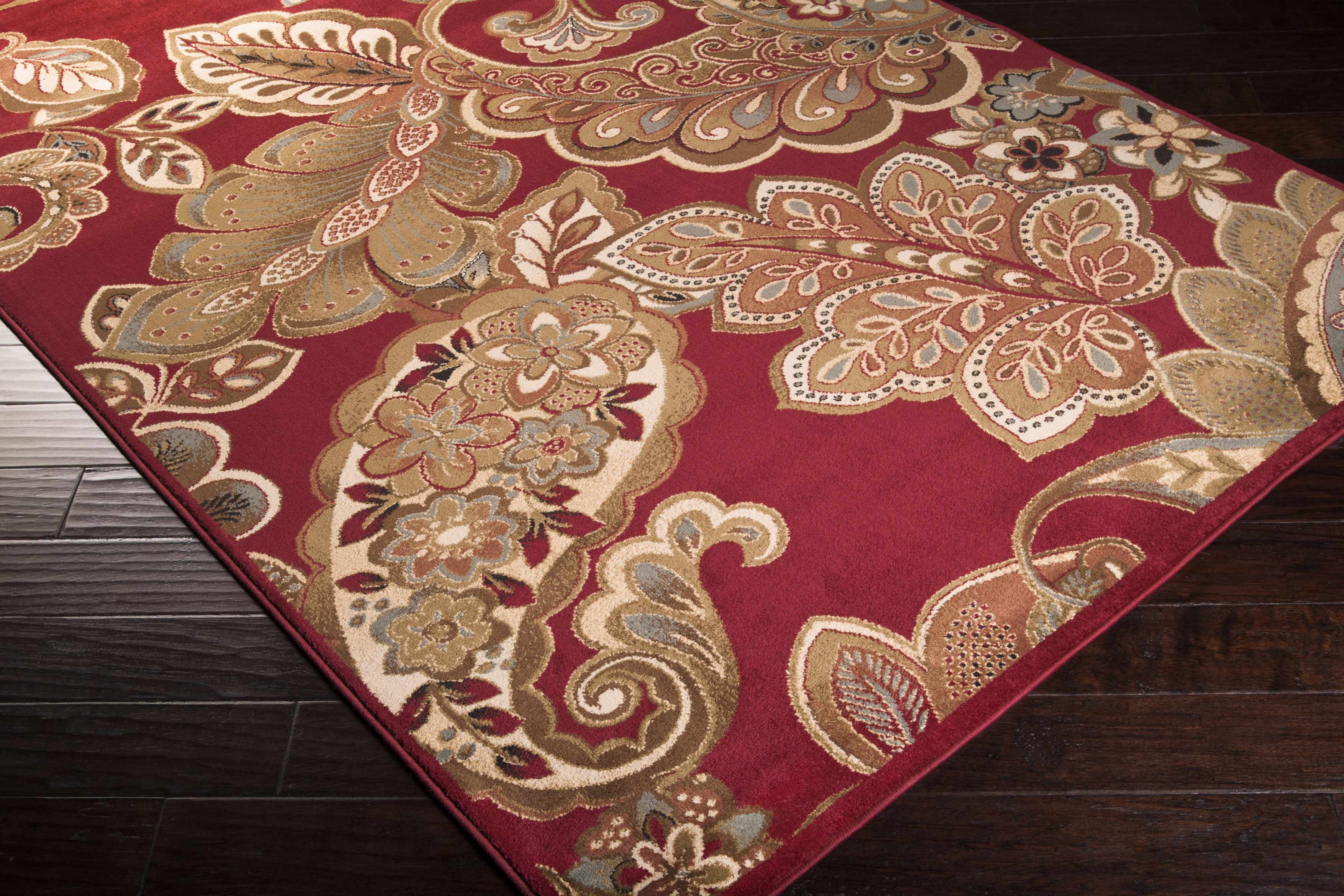 Beedeville Red Floral Rug - Image 6