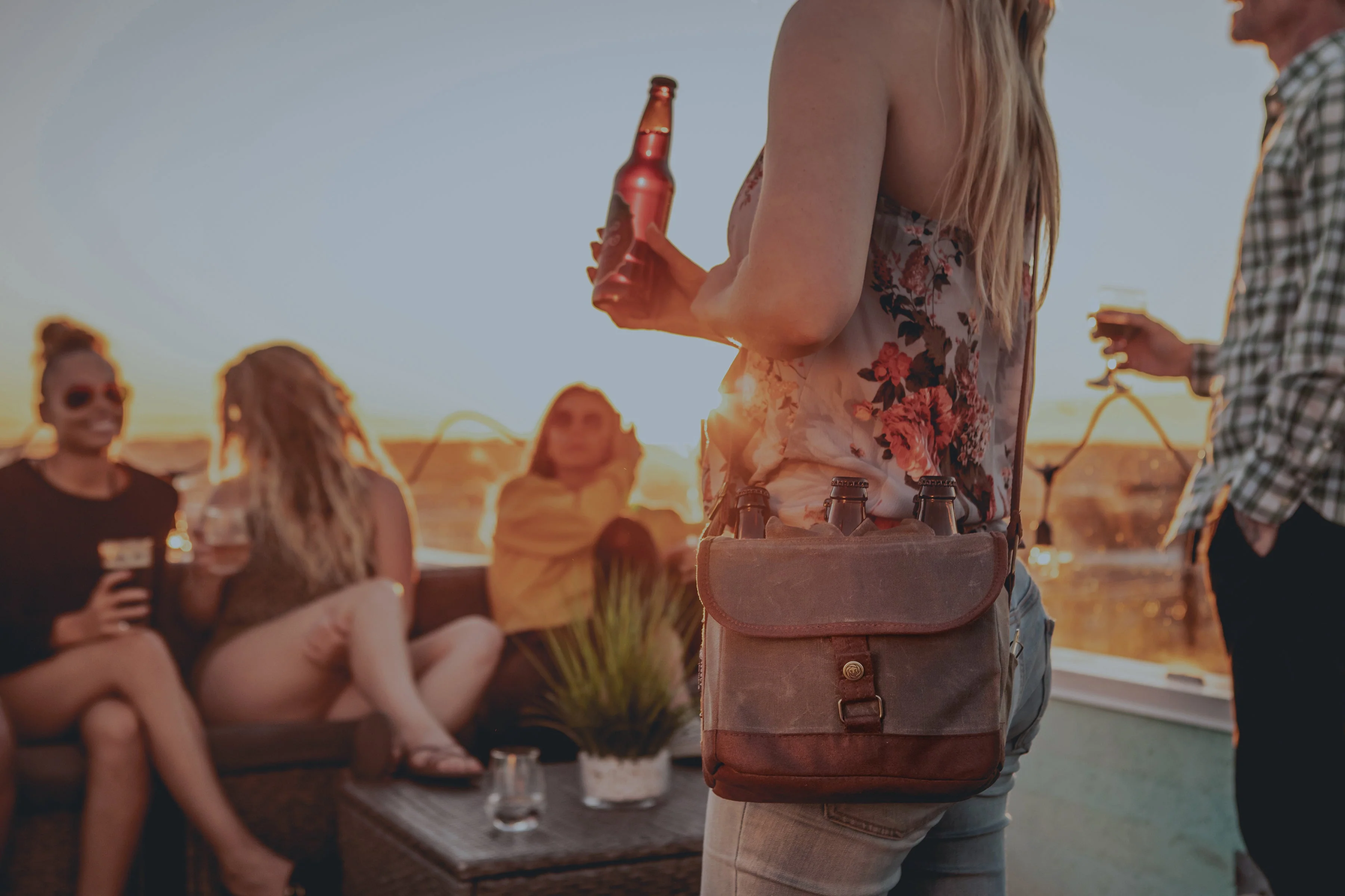 Beer Caddy Cooler Tote with Opener - Image 28