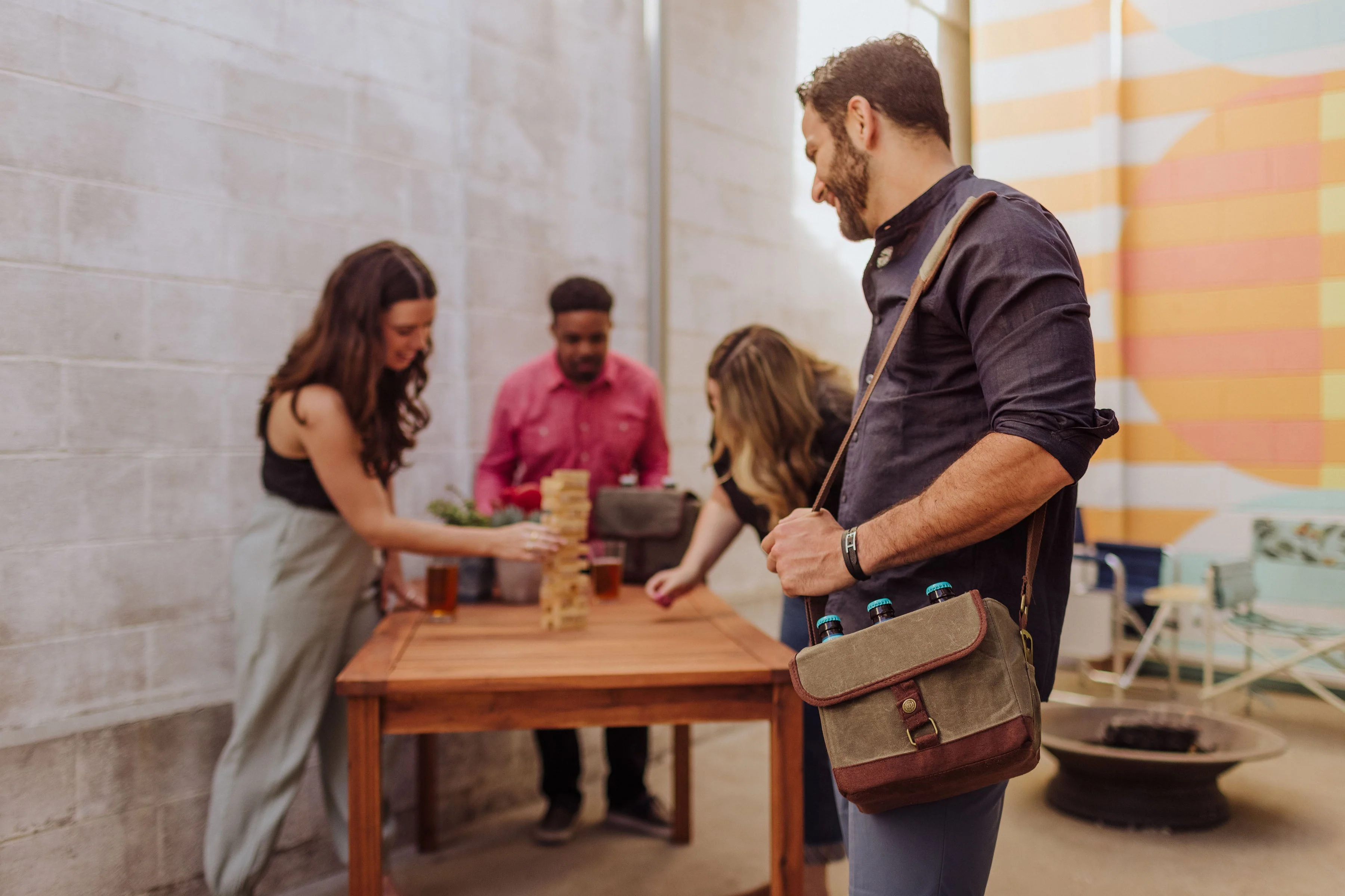 Beer Caddy Cooler Tote with Opener - Image 29