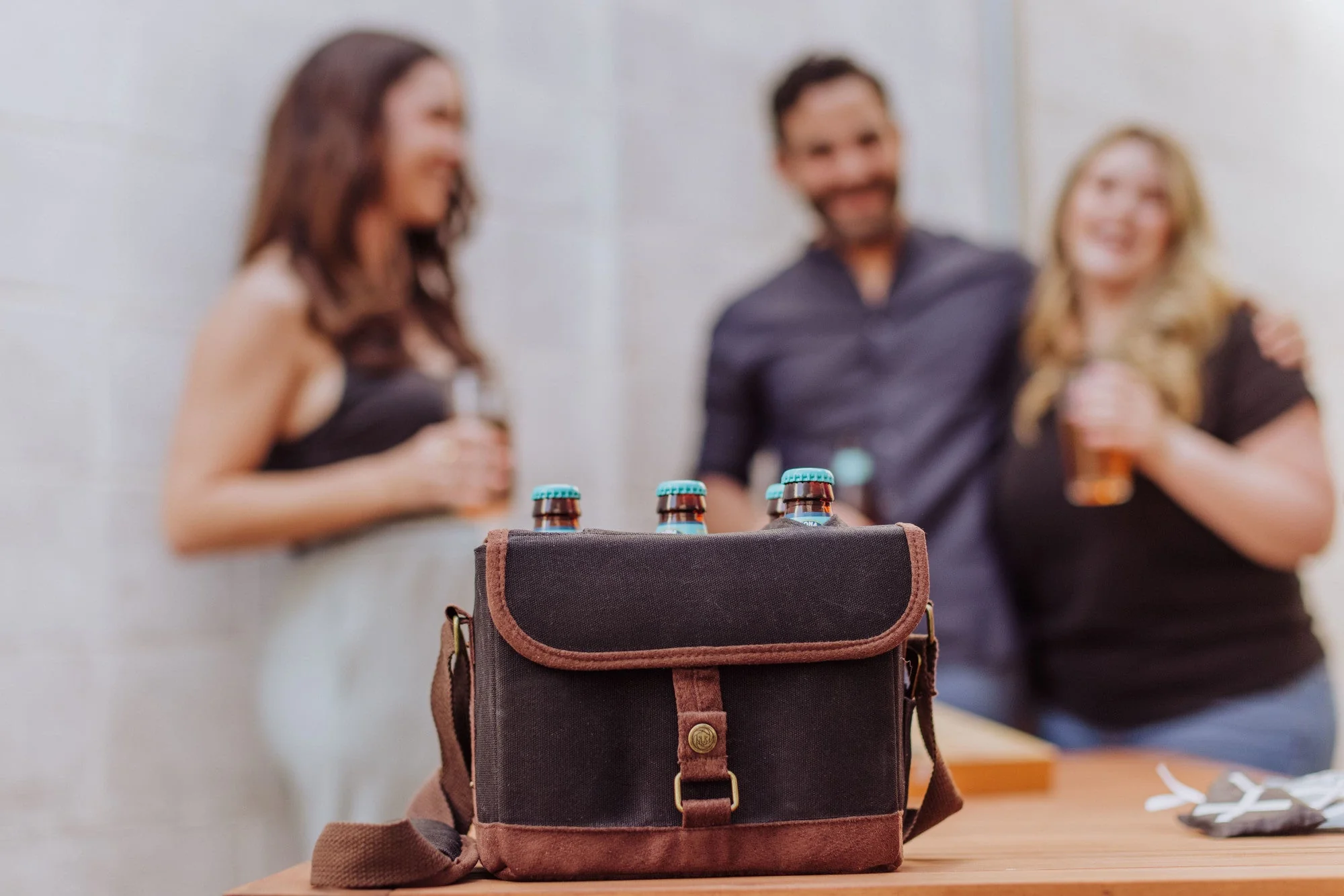 Beer Caddy Cooler Tote with Opener - Image 3