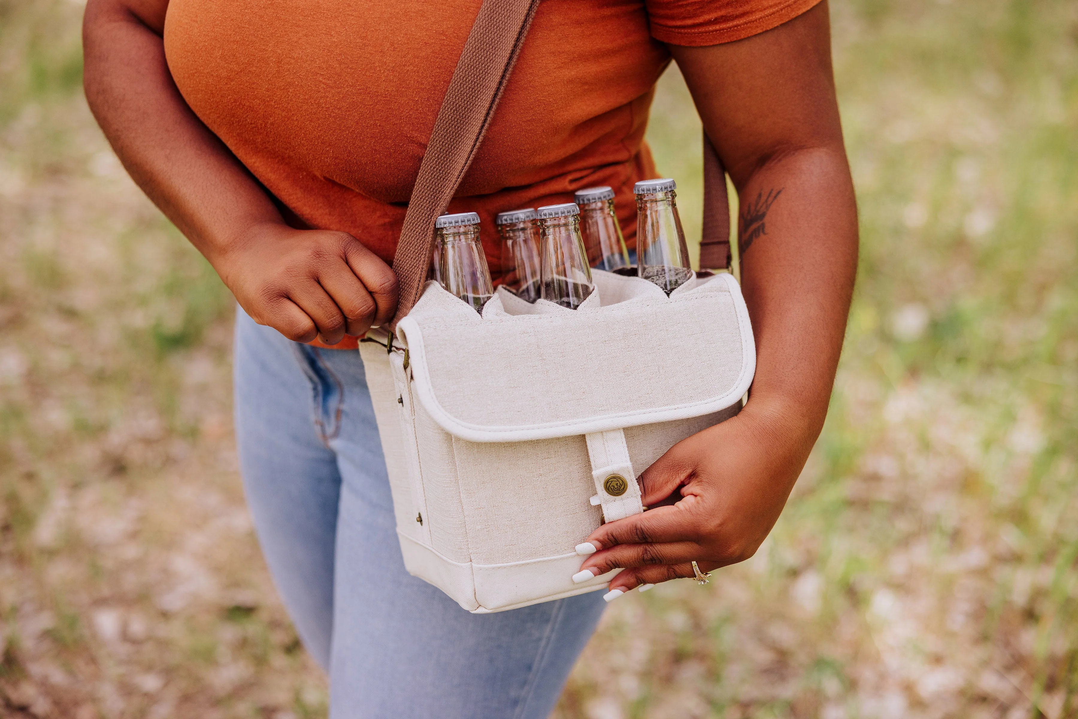 Beer Caddy Cooler Tote with Opener - Image 33