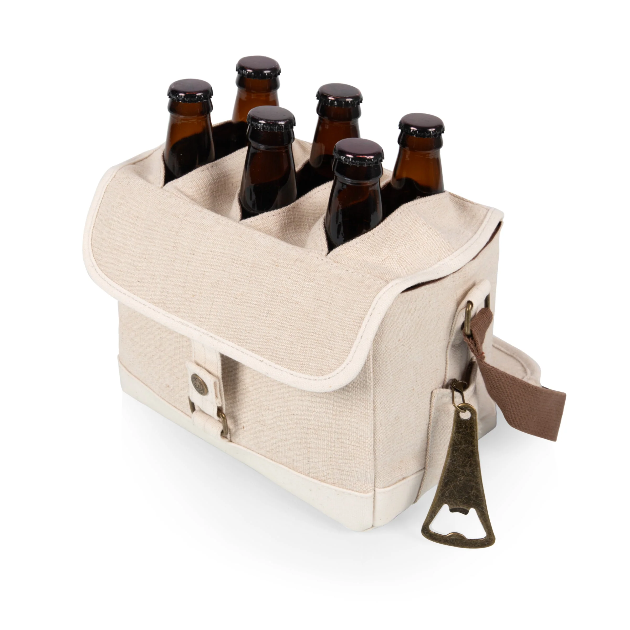 Beer Caddy Cooler Tote with Opener - Image 41