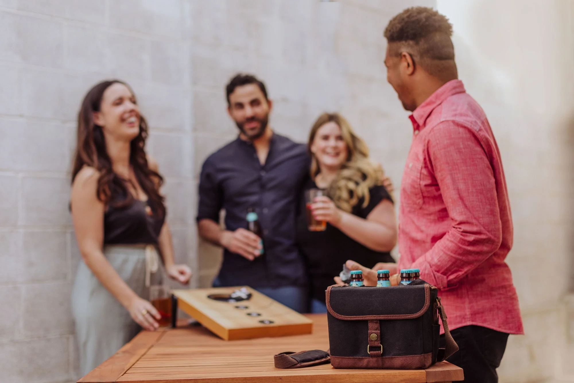 Beer Caddy Cooler Tote with Opener - Image 7