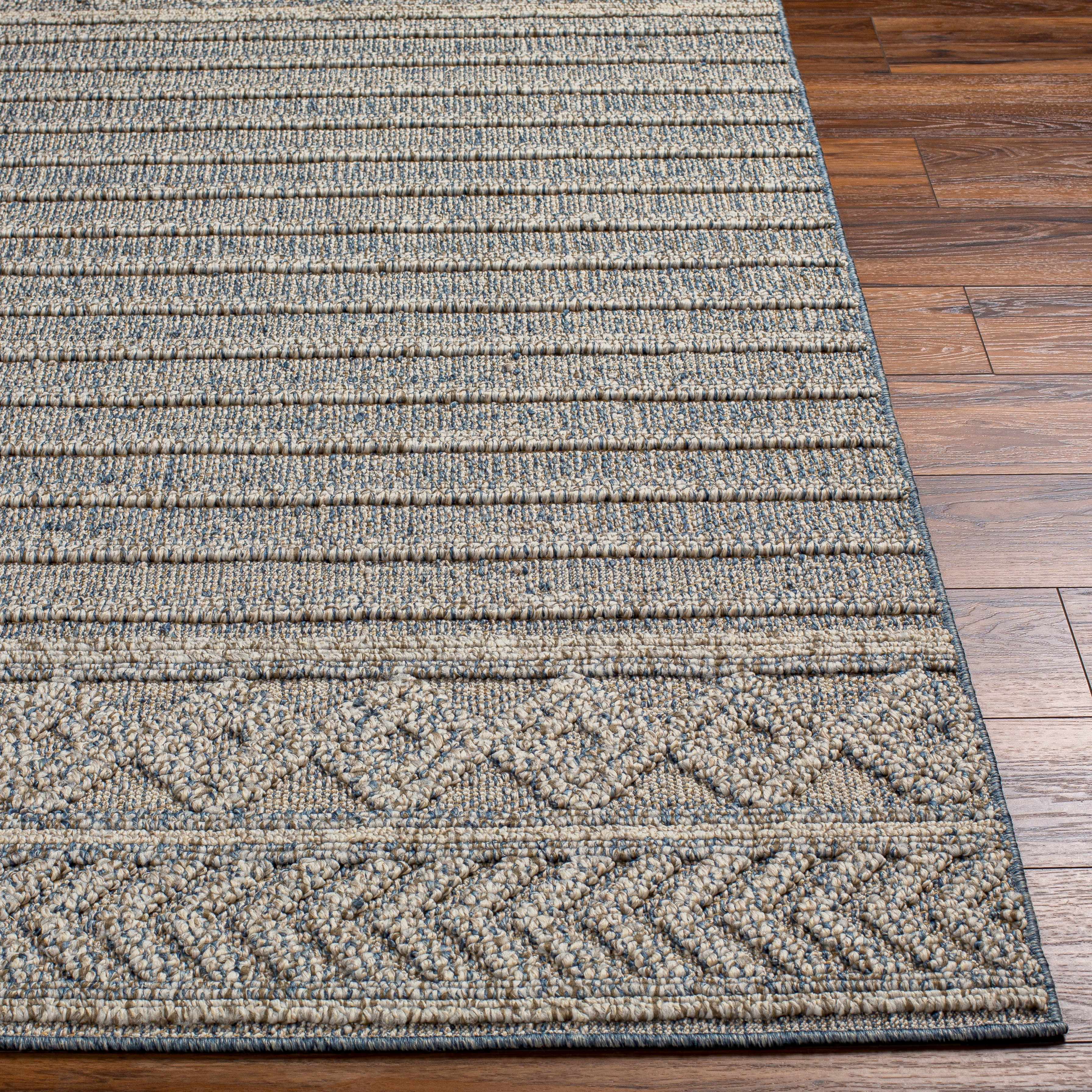 Beige Blue Dekel Area Rug - Clearance - Image 10