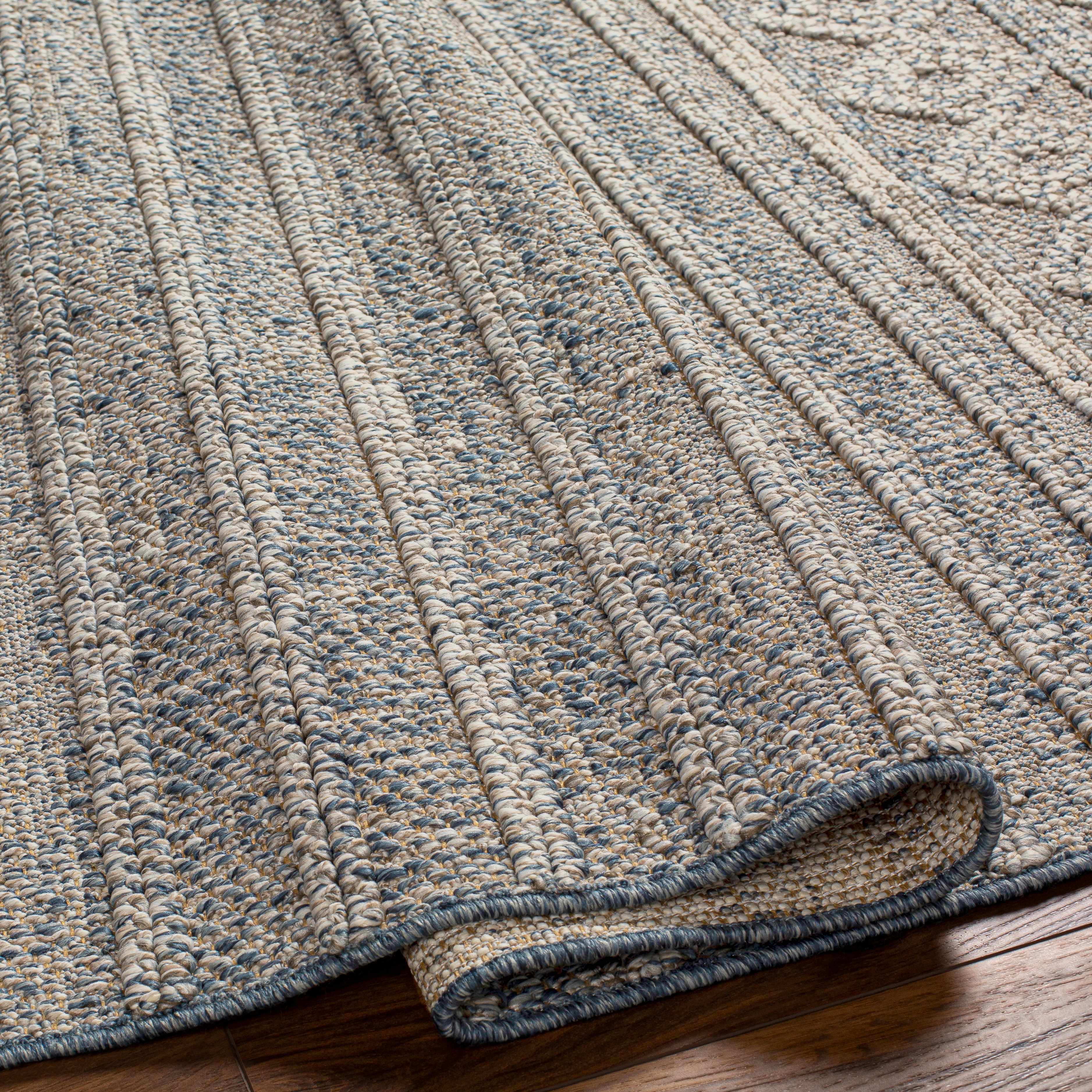 Beige Blue Dekel Area Rug - Clearance - Image 8