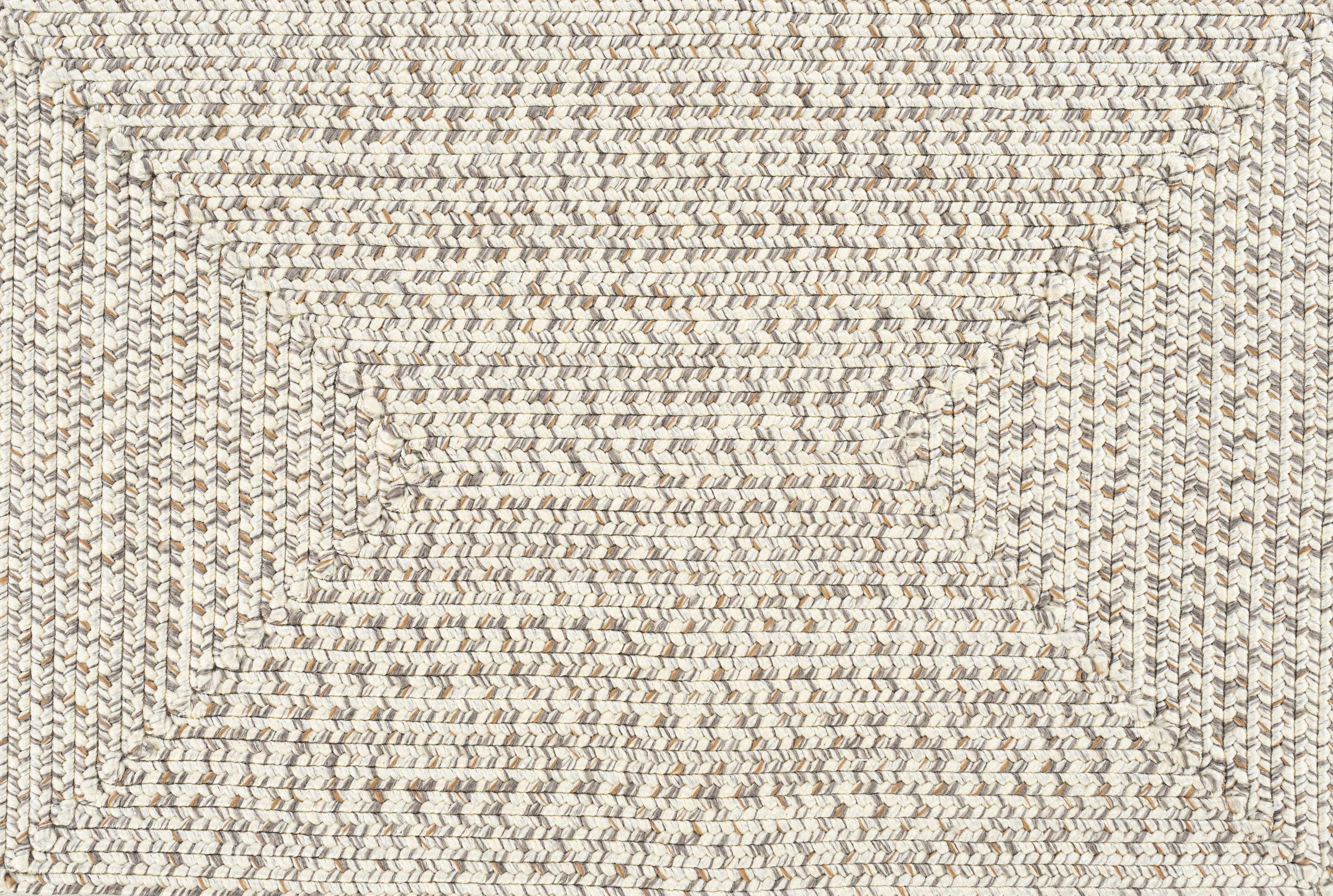 Beige Braided Faux Jute Rug - Image 6