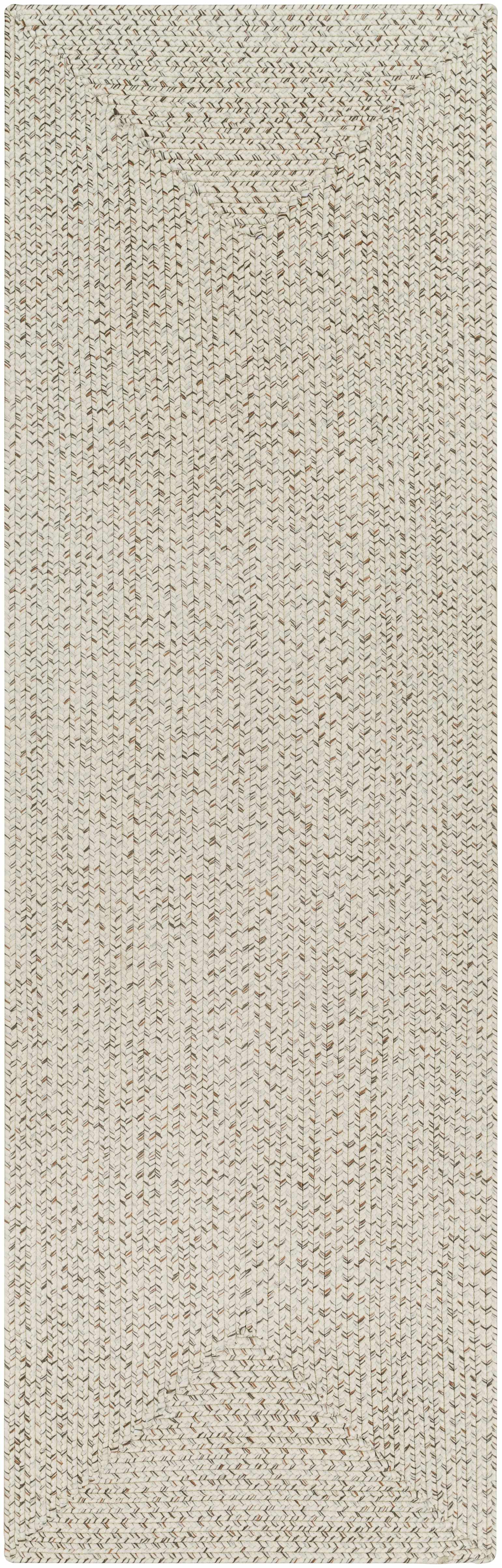 Beige Braided Faux Jute Rug - Image 9