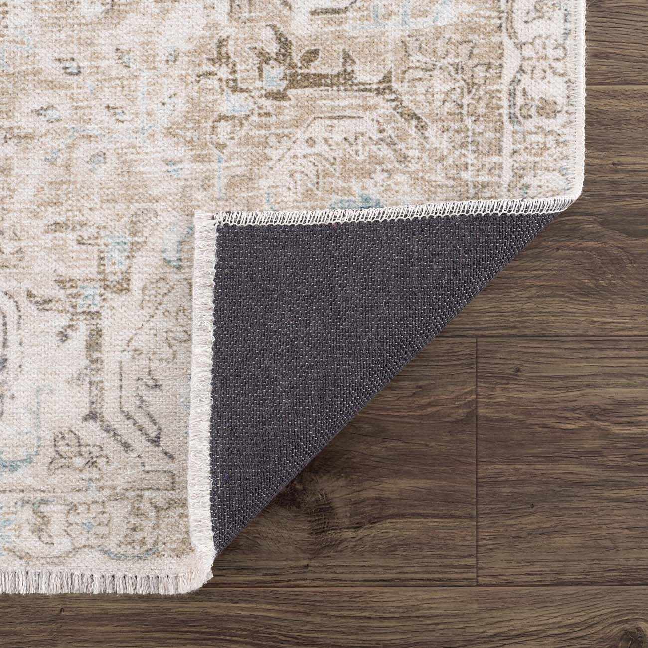 Beige Holi-4600 Washable Area Rug - Clearance - Image 5