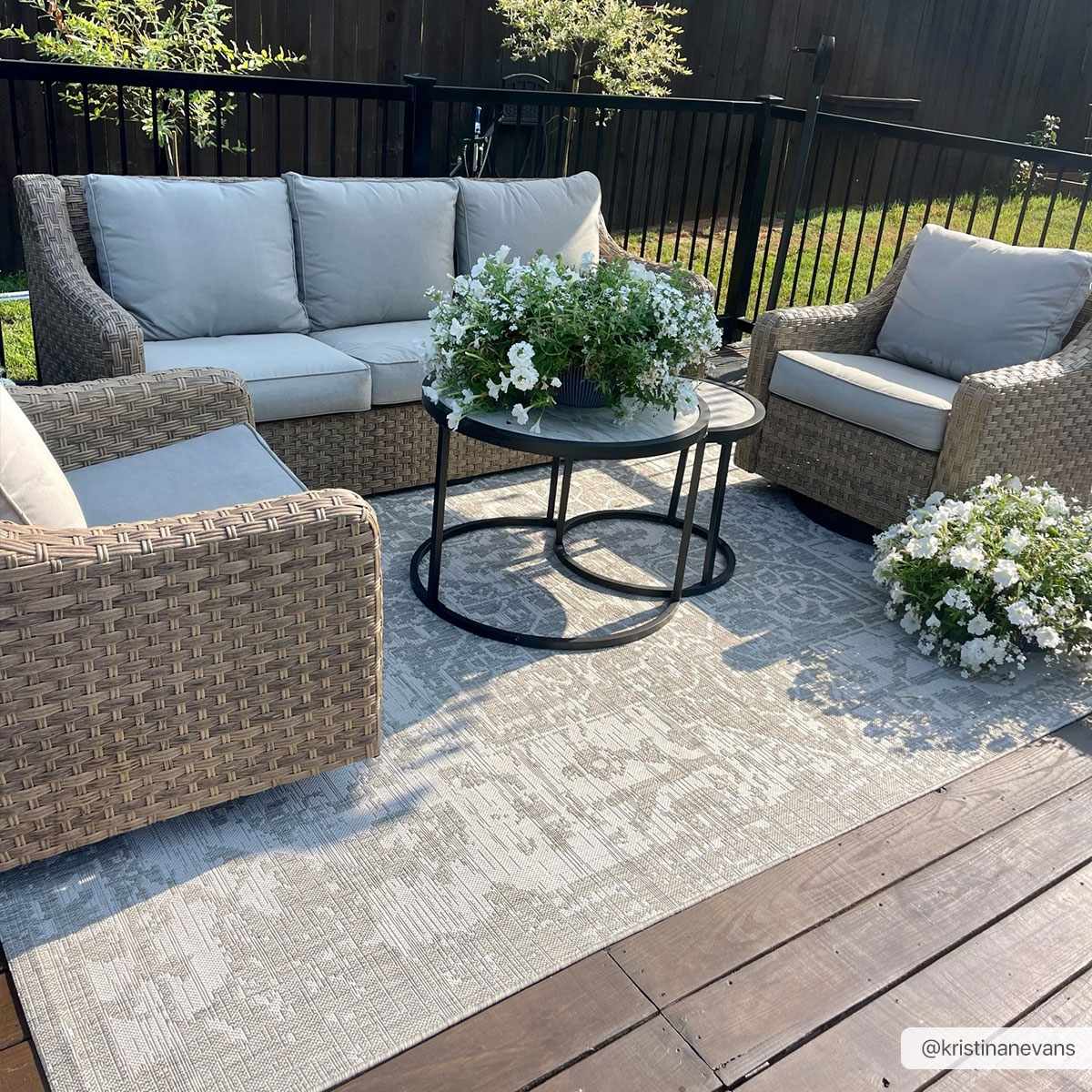 Beige Kilmacolm Outdoor Rug - Image 3