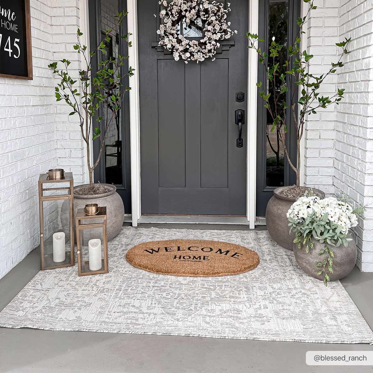 Beige Kilmacolm Outdoor Rug - Image 5