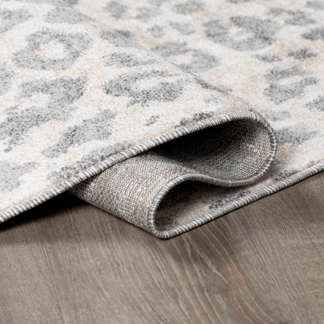 Beige Liversedge Leopard Print Area Rug - Image 6