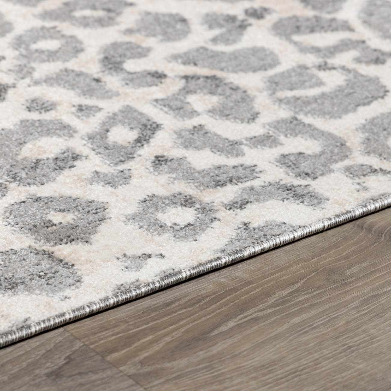 Beige Liversedge Leopard Print Area Rug - Image 9