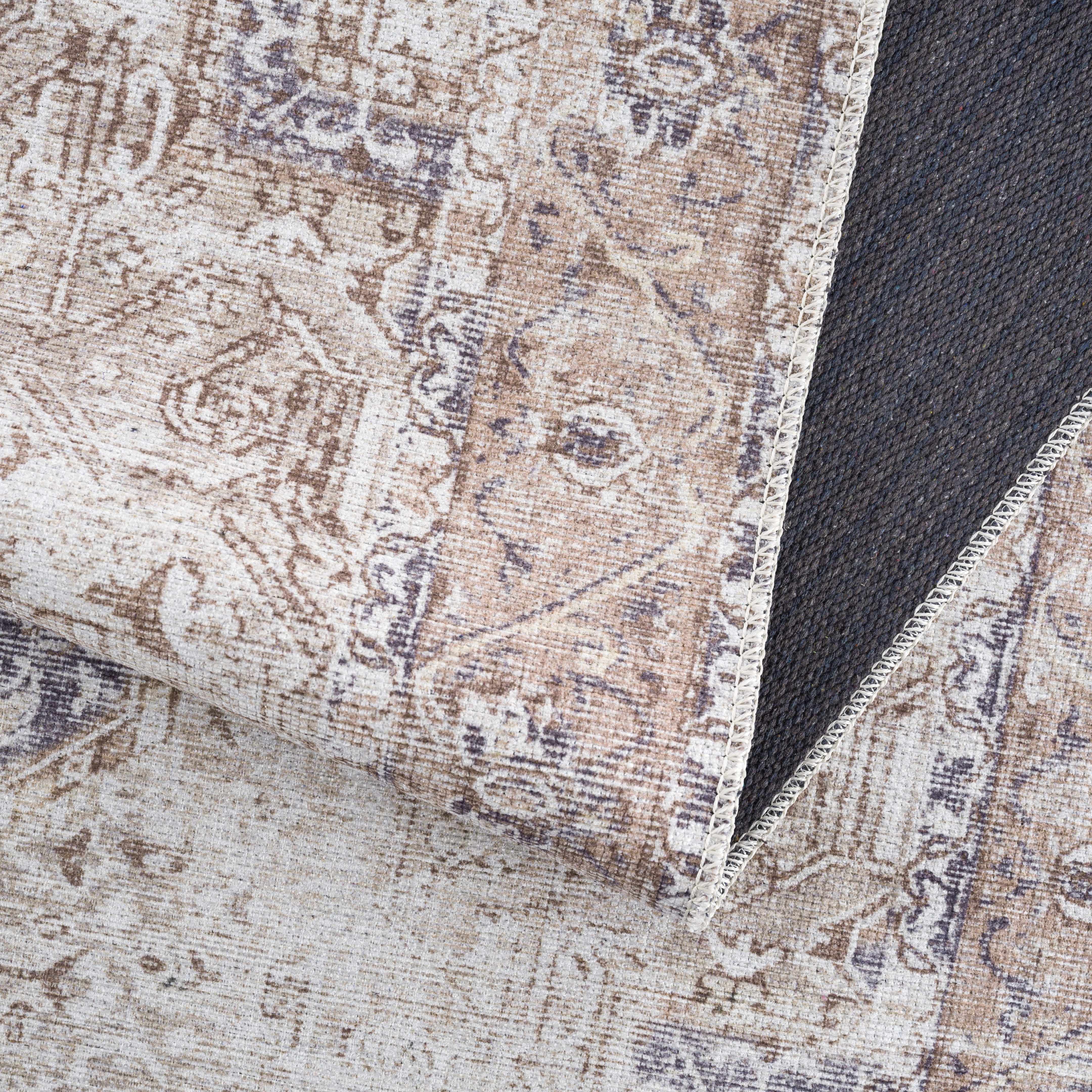 Beige Rosman Washable Area Rug - Promo - Image 6