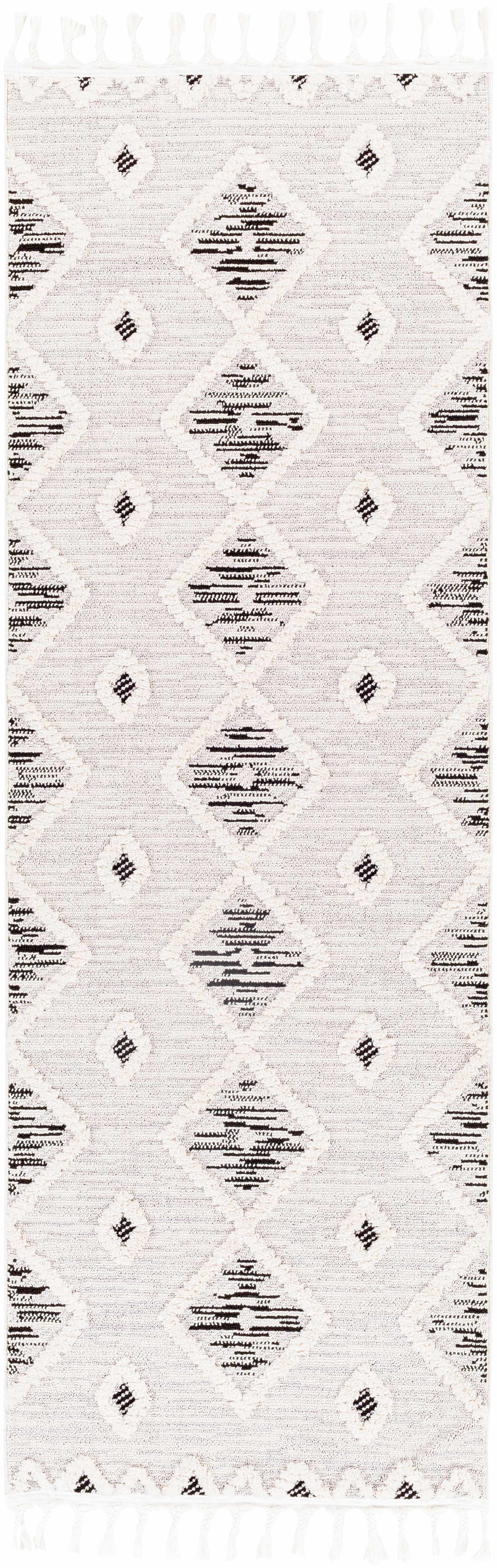 Belance High/Low Pile Rug with Tassels - Clearance - Image 5