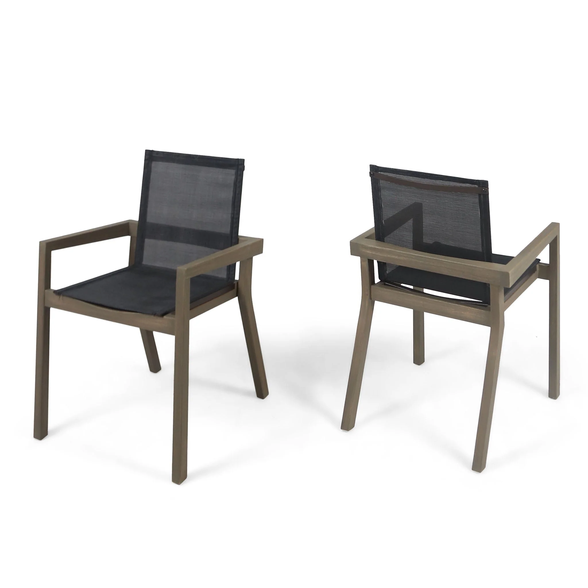 Belfast - Dining Chair With Acacia Wood Frame And Seating (Set of 2) - Image 3